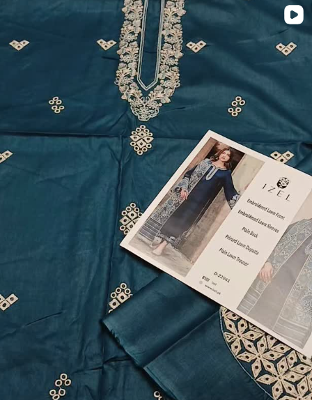 3PCS LAWN SUIT