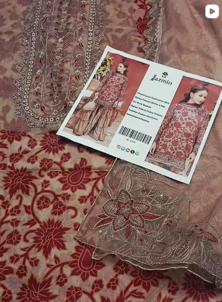 3PCS LAWN SUIT