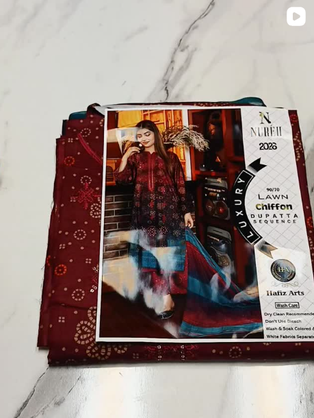 3PCS LAWN SUIT