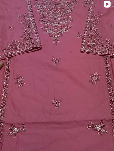 3PCS LAWN SUIT LARG/MEDIUM