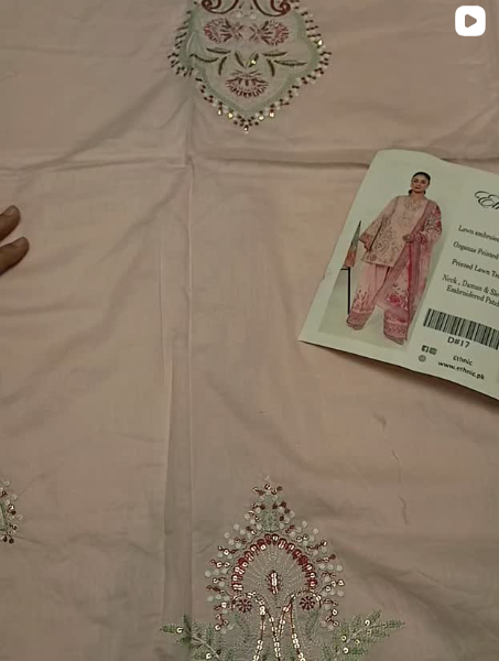 3PCS LAWN SUIT