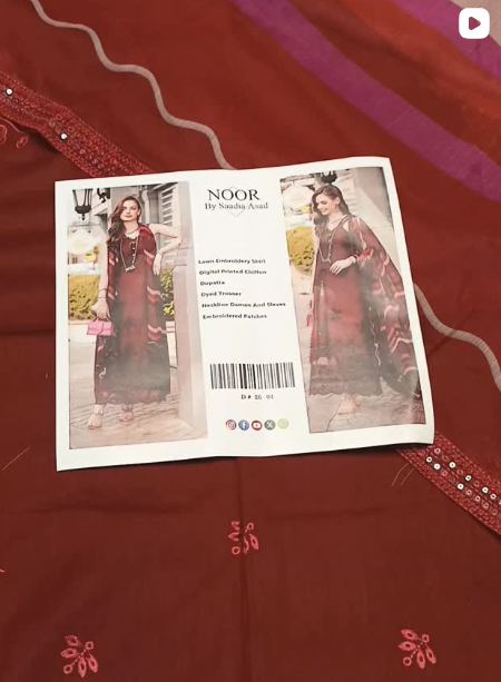 3PCS LAWN SUIT