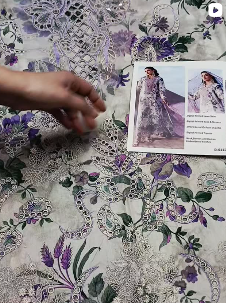 3PCS LAWN SUIT