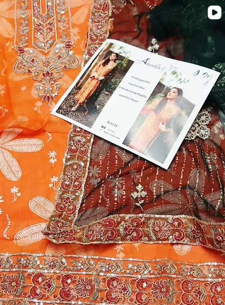 3PCS LAWN SUIT