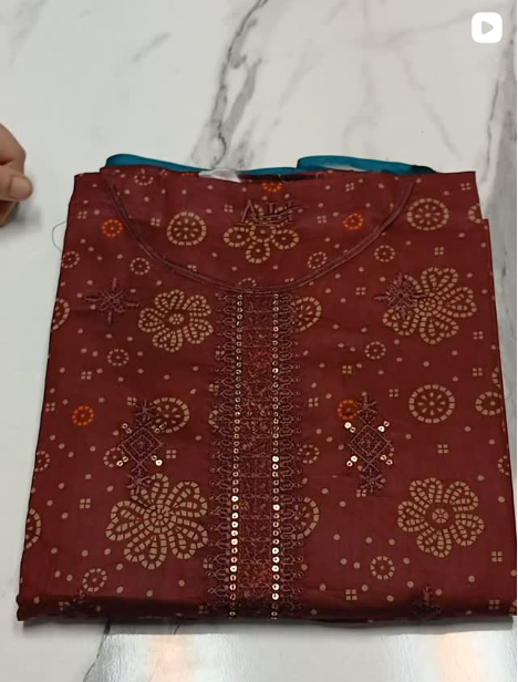 3PCS LAWN SUIT