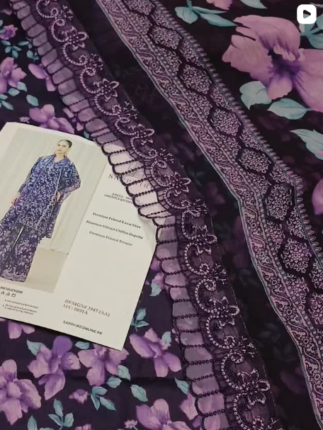 3PCS LAWN SUIT