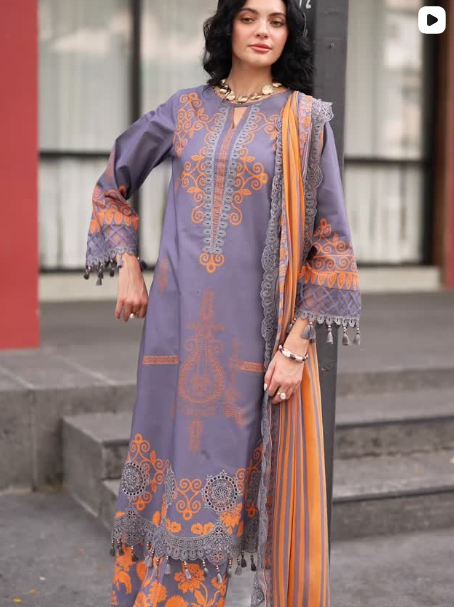 3PCS LAWN SUIT