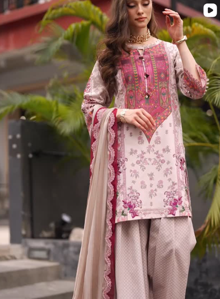 3PCS LAWN SUIT