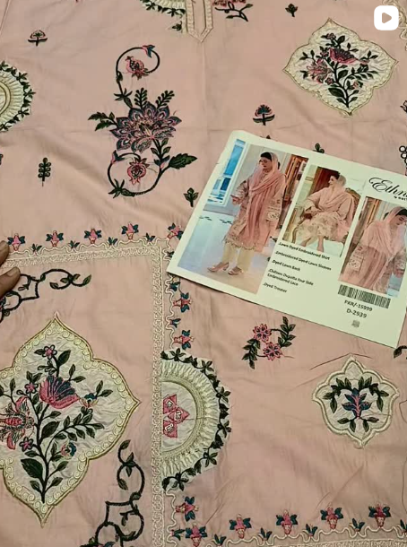 3PCS LAWN SUIT