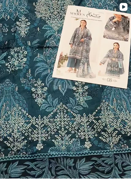 3PCS LAWN SUIT