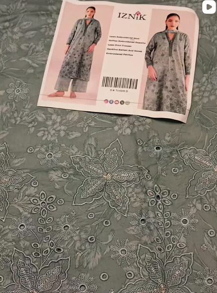 3PCS LAWN SUIT