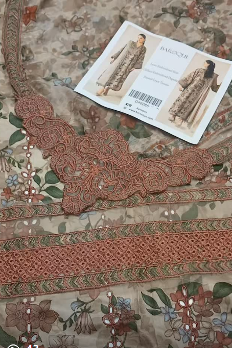 3PCS LAWN SUIT