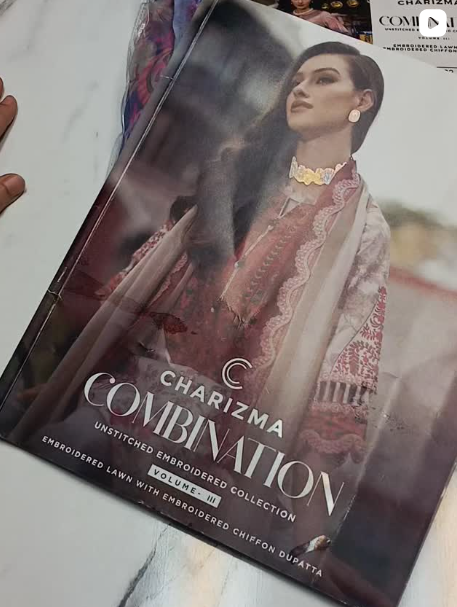 CHARIZMA COMBINATION 3PCS LAWN SUIT