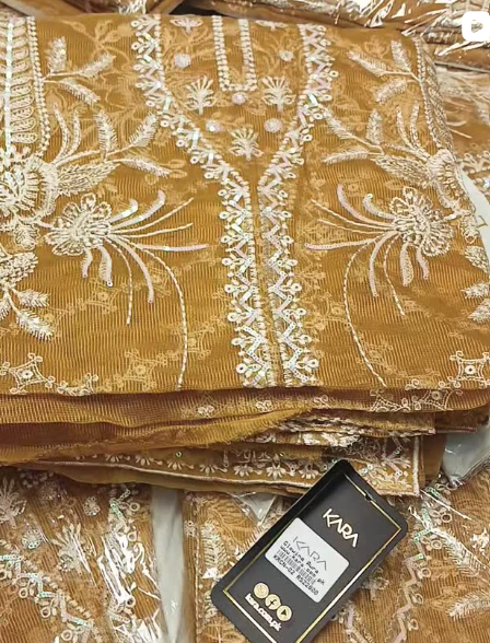 LUSH BY RIYAZ ARTS 2PCS KHAADI NET SUIT