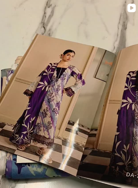 DARIA BY RIYAZ ARTS 3PCS LAWN SUIT