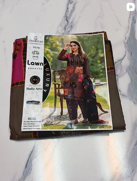 CHARIZMA 3PCS LAWN SUIT