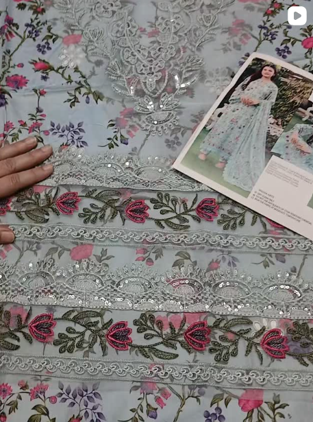 ANEELA'S 3PCS LAWN SUIT