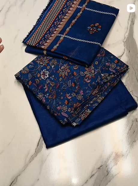 AL KARAM 3PCS LAWN SUIT