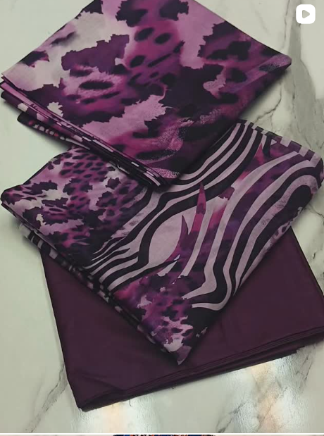 AL KARAM 3PCS LAWN SUIT