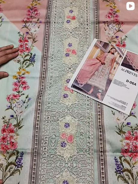 M.PRINT 3PCS LAWN SUIT