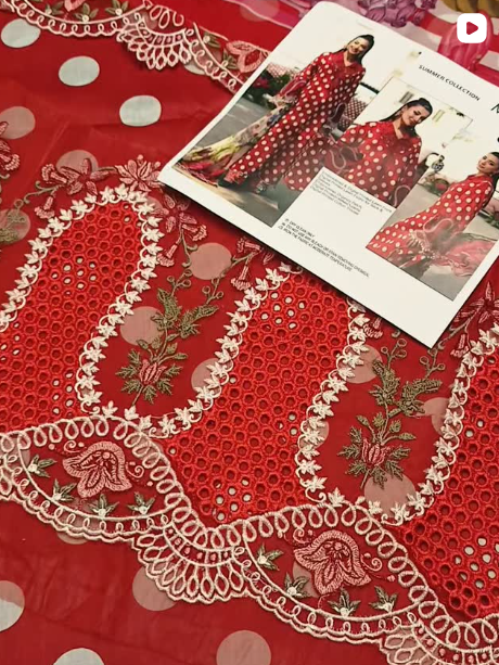 M.PRINT 3PCS LAWN SUIT