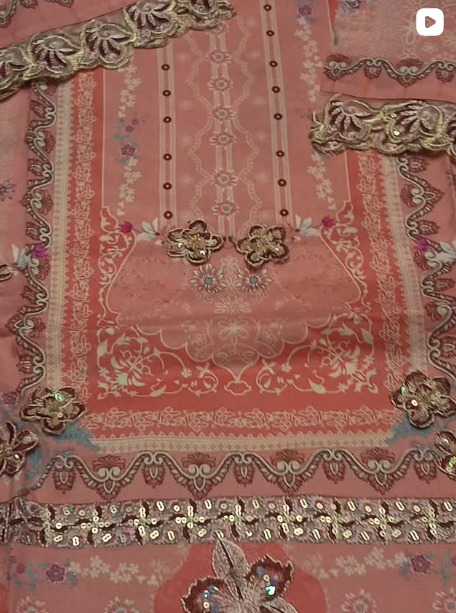 ZEENATB 3PCS LAWN SUIT