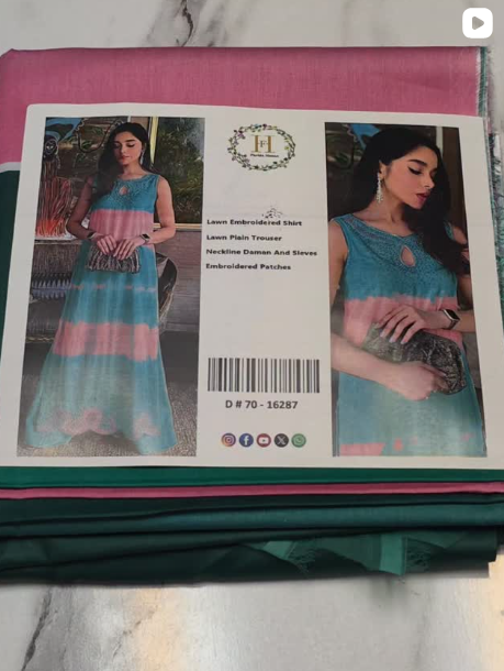 FARIDA HASSAN 2PCS LAWN SUIT