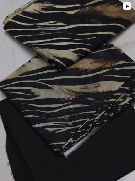 AL KARAM 3PCS LAWN SUIT