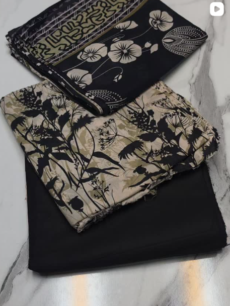 AL KARAM 3PCS LAWN SUIT