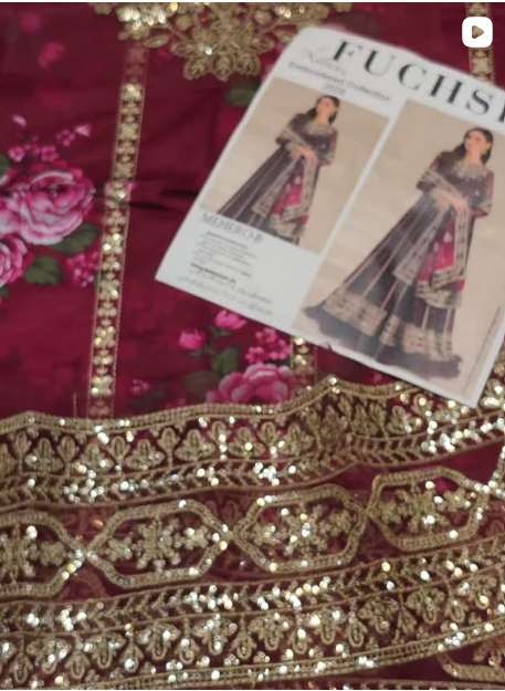FARASHA 3PCS LAWN SUIT
