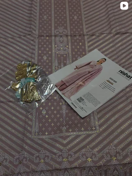 NISHAT 3PCS LAWN SUIT