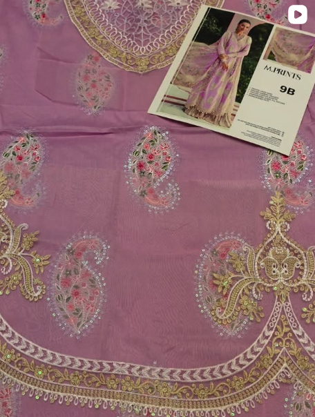 M.PRINT 3PCS LAWN SUIT