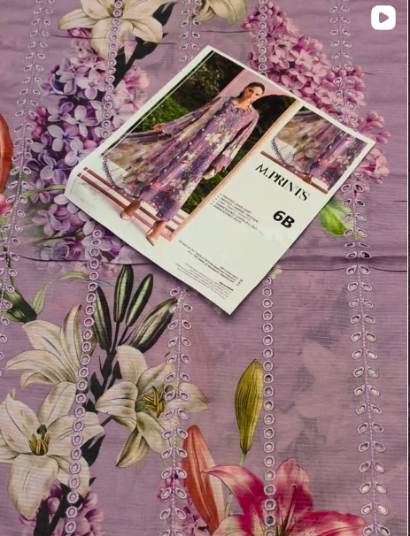 M.PRINT 3PCS LAWN SUIT