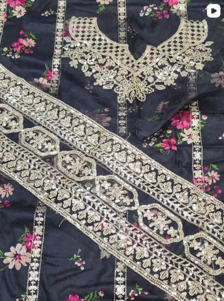 FARASHA 3PCS LAWN SUIT