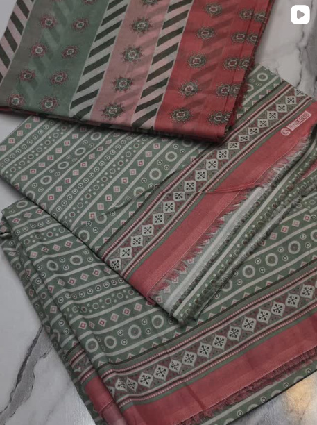 BIN SAEED 3PCS LAWN SUIT