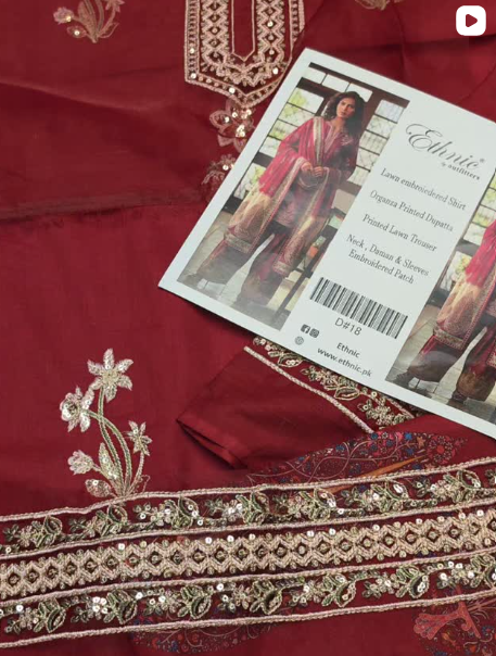 ETHNIC 2PCS LAWN SUIT