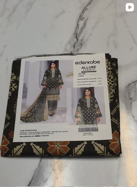 EDENROBE 3PCS LAWN SUIT