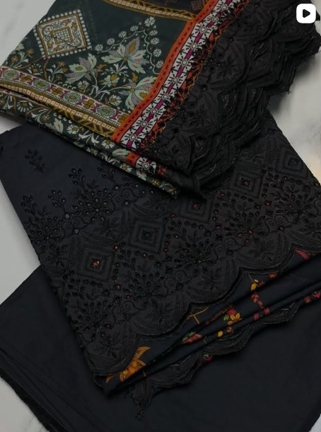 3PCS LAWN SUIT
