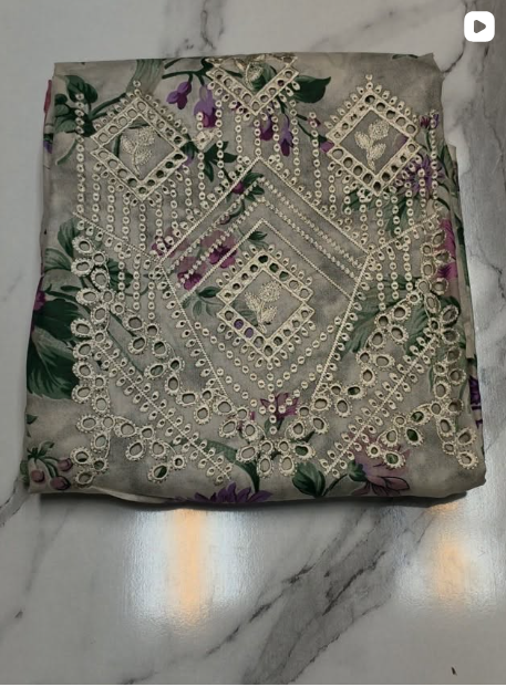 3PCS LAWN SUIT