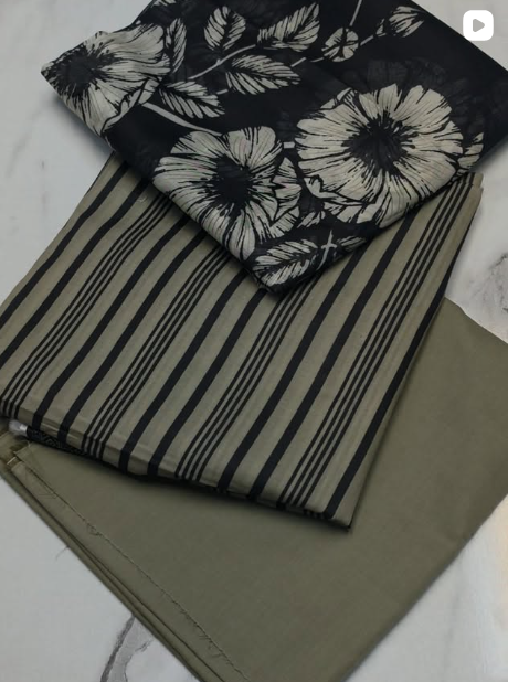 3PCS LAWN SUIT