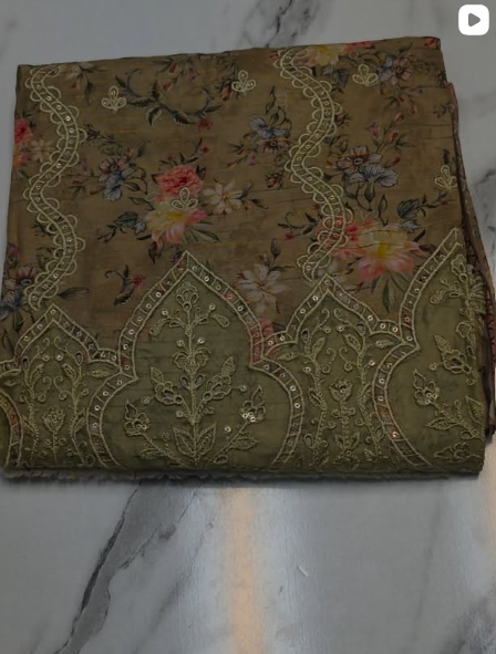 3PCS LAWN SUIT