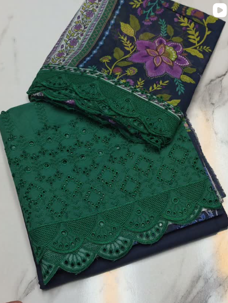 3PCS LAWN SUIT