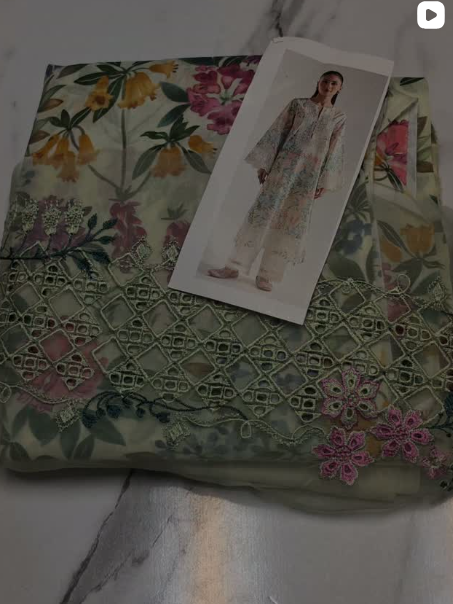 3PCS LAWN SUIT