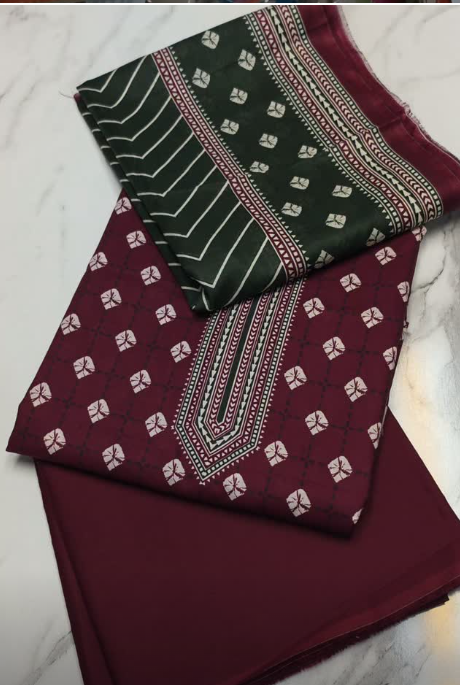 3PCS LAWN SUIT