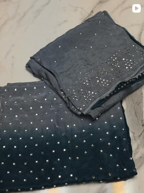 RAW SILK 2PCS FANCY ARTICAL
