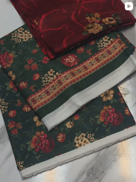 3PCS LAWN SUIT