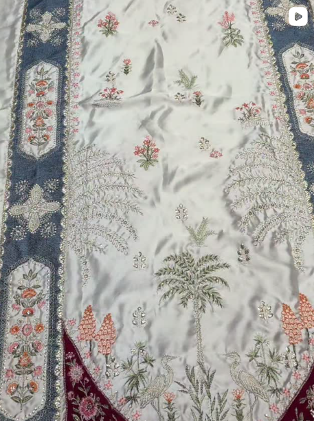 3PCS SILK SUIT