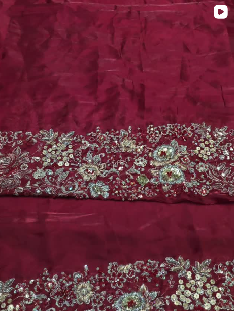 2PC SHESHA SILK FANCY DRESS