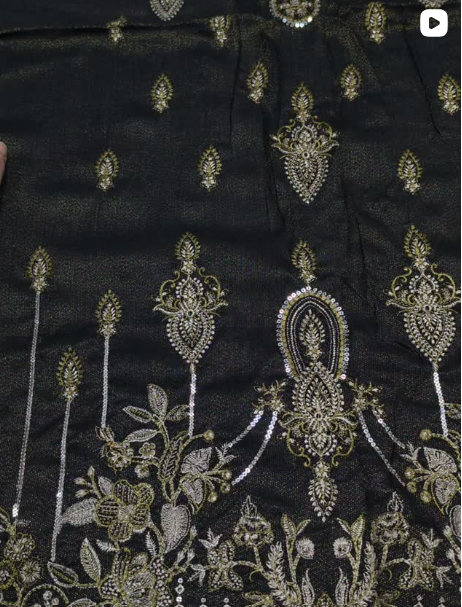 3PC WINTER EMBROIDED DRESS