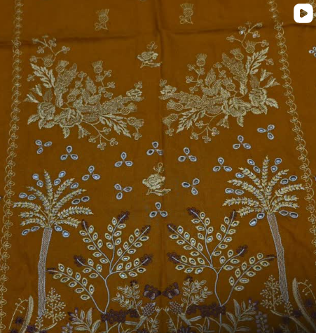 3PC WINTER EMBROIDED DRESS